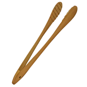 Tongs RAON in teak wood